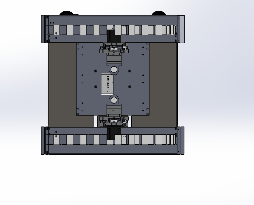 双排镭雕机总装图